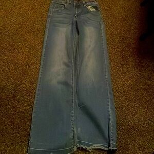 L&B size 8 denim flare with no hem bottom. In excellent condition